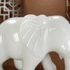 Elefante de Jade Blanco Absorbente de Agua, Elefante de Jade para Sala de Estar, Aparador de Vino, Inauguración de Tienda, Regalo de Inauguración de Casa, Venta Directa del Fabricante