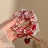Lazo para el cabello dulce de tamaño grande que no daña el cabello, con estilo perezoso y suave para la cabeza, con lunares, perfecto para el verano