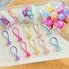 Primavera Niños Banda de Goma Elástica Alta Hyuna Cristal Cabello Cola de Caballo Accesorios para el Cabello Chica Dulce Creativo Geométrico Diadema