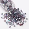 Cuentas de Arroz de Doble Punta de Dos Colores Aurora de Súper Alta Calidad de 4 mm, Cuentas Sueltas para Pulsera, Collar, Joyería Hecha a Mano con Cuentas, Accesorios