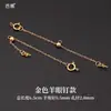 Cadena de extensión de acero de titanio, pulsera de perlas ajustable, cadena de extensión para collar, cadena para clavícula, cadena de cola, accesorios de cadena con cierre de langosta
