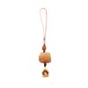 Ecología Original degradado amarillo Bodhi tallado DIY ruibeast Xingshi Amuleto de la Suerte colgante sándalo cadena para teléfono móvil llavero