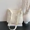 Bolsa de Veludo Tendência Grande Capacidade para Mulheres 2026 Nova Moda Bolsa de Trabalho Elegante Bolsa de Ombro Tote Grande
