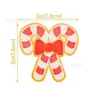 Decoraciones Navideñas Pintura Infantil Blanco Crudo DIY Tablero de Madera Inserto de Madera Muñeco de Nieve Adornos de Cera de Abeja Venta al por Mayor