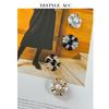 Botones de Metal Perlado de Alta Gama Yisen Estilo Chanel Botones Decorativos para Abrigo de Nailon de Doble Cara Estilo Nacional de Estilo Chino Nuevo Botones para Abrigo