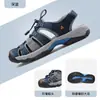 Sandalias Deportivas Shrew para Mujer, Verano, Exteriores, Antideslizantes, Suela Suave, Zapatos de Playa Ligeros Brooks, Transpirables, Huecos, Zapatos para Vadear para Hombre