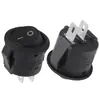 Interruptor de Barco Kcd1-105 Interruptor Basculante Redondo Rojo/Negro/Con Luz 10A/125V 6A/250V