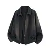 Venta Caliente Nueva Versátil Moderna Moda Primavera Otoño Chaqueta para Hombre Solapa Superior Japonesa Simple Juventud Ropa de Abrigo