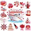 Bestseller transfronterizo decoración del Día de San Valentín imanes para refrigerador imanes para puerta de garaje decoración magnética navideña para el hogar ambiente de fiesta