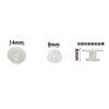 Zuecos Transparentes Accesorios para Cordones Accesorios Hebillas de Flores para Zapatos de Plástico Hebillas en Forma de I en Stock