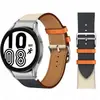 Adequado para Samsung Galaxy Watch 6 Classic Watch Pulseira de Couro Genuíno Watch5/4 Couro Curvo