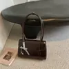 Moda Retro Bolso de Hombro Único Sobaco Comercio Transfronterizo Nueva Moda Alta Gama Cuero Aceitado Bolso de Mano para Desplazamiento Bolso Tote