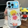 Coração de Amor Anjinho Aplicável ao Telefone Apple 17promax iphone16 Huawei Xiaomi Janela de Coração de Amor Capa Macia