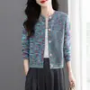 Nueva Colección Otoño/Invierno 2026: Elegante y versátil suéter de punto tipo cárdigan para mamás, top corto de otoño para mujeres