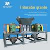 Grande triturador de tubos de aço inoxidável sucata carro velho eletrodomésticos triturador resíduos triturador de bicicleta
