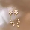 Pendientes de Borlas de Flores Nicho Únicos Elegantes para Mujer 2025 Nuevos Pendientes Populares Lujo Accesible Pendientes de Gama Alta