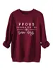 Orgulloso Patrocinador de la Nueva Sudadera Gruesa de Felpa Moda Otoño e Invierno para Mujer Base de Amazon