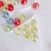 Accesorios de joyería DIY, venta al por mayor, collar de cuentas transparentes de acrílico de 16 mm de colores frescos, cadena para teléfono móvil, colgante de joyería