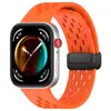 Para Huawei Fit3 Alça de Silicone com Furo para Huawei Watch Fit3 Pulseira de Reposição com Fecho Dobrável