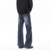 Jeans Retro Americanos con Patrón de Cielo Estrellado para Hombre, Pierna Recta Holgada, Nuevos Pantalones Casuales de Moda Lavados a Rayas para Primavera y Otoño para Hombre