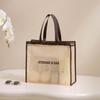 Fábrica de Origen Personalizado Bolsa Tote de Malla Bolsa Cosmética Portátil de Viaje Bolsa de Aseo para Mujer de Gran Capacidad Transpirable Bolsa de Almacenamiento