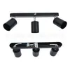 Lámpara de Pared Personalizada de Fábrica Gu10 Normativas Europeas y Americanas Foco Gu10 Foco Negro Mate Giratorio y Plegable Especial Transfronterizo