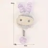 Mancha directa ojos de dibujos animados oscuros borla pentagonal conejo ropa infantil hecho a mano DIY pegatinas de tela accesorios accesorios