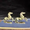 Senshe Cobre de Imitação Coleção Antiga Alta Qualidade Rongbaozhai Dragão do Zodíaco Cavalo Decoração para Casa Artigos Ornamento
