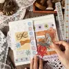 Pegatinas de encaje calado para cuadernos de estudiantes, papel de fondo para collage de bordes, material escribible para diarios, álbumes de fotos y premios