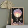Pintura Luminosa para Rascar Hecha a Mano Colorida A4 Adulto Descompresión Cumpleaños Pareja Papel para Rascar DIY Hecho a Mano con Varios Patrones