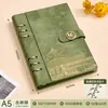 Guochao A5 Caderno de Folhas Soltas Caixa de Presente Conjunto Personalizado Bloco de Notas para Escritório de Negócios Caderno Planejador de Alto Valor