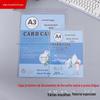 Fábrica atacado impermeável flexível certificado de borracha capa protetora A3A4 emblema exibir capa protetora suporte impressão LOGO
