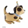 Novo estilo pata de urso Koji husky ossos decoração de festa de aniversário infantil balão de filme de alumínio