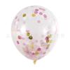 Atacado Balão de Látex Transparente de 12 polegadas com Confete Balão Colorido Festa de Aniversário Quarto de Casamento Decoração de Festival