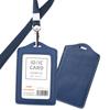 Porta Credencial de Piel Genuina, Credencial de Trabajo, Porta Credencial de Empleado Personalizado, Credencial de Trabajo, Lanyard para Credencial de Trabajo Personalizado, Credencial, Porta Marca de Fábrica