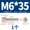 Tornillos de Combinación Cruzada Hexagonal Exterior de Zinc Chapado en Color/Níquel Arandela de Resorte Plana Cóncava Combinación de Pernos Mm4M5M6