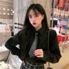 Temporada 2025 Nuevo Estilo Coreano Camisa Blanca Diseño para Mujer Top Estilo Universitario Más Fácil de Combinar Suelta Estudiante Camisa con Corbata