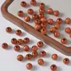 Nuevas Versátiles Color Retro Maillard Cuentas de Madera Antigua Cuentas Espaciadoras Pulsera DIY Collar Material de Cuentas Sueltas Hecho a Mano