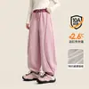 Tutu Elefantinho Roupas Infantis Calças de Lã para Meninas 2026 Nova Coleção de Inverno Calças de Moletom Jogger para Crianças Calças Esportivas Calças Longas