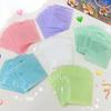 Mini Bolsa Autosellable Color Macaron Bolsa Sellada Engrosada Transparente Color Caramelo Bolsa de Almacenamiento de Tarjetas Goo Bolsa de Embalaje Multifuncional