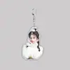 Chaveiro Veado Branco Acrílico Dupla Face Pingente de Mochila Zhou Shengru Mengning Anru Meng Changyue Jinming Mercadoria