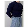 Camisa polo ajustada vintage británica, suéter con solapa a rayas cortavientos para hombre, otoño e invierno, manga larga para jóvenes, primavera y otoño para hombre.