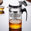 PC revestimento interno tampa separada corpo separado copo para fluxo copo requintado copo de vidro resistente ao calor transparente escritório preparo de chá