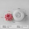 Molde de Silicona de Flor Tridimensional Flor de Loto Vela de Aromaterapia Yeso Resina Jabón Hecho a Mano Molde para Pastel de Fondant