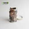 Botella Redonda Transparente de 900 ml Tarro de Plástico para Medicina Acrílico Ginseng Americano y Panax Notoginseng Polvo Tónico Grado Alimenticio Tarro Sellado