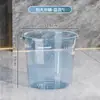 Ventas Directas de Fábrica Moda Cubo Engrosado Cubo para Lavar el Coche al Aire Libre Cubo de Almacenamiento de Agua Dormitorio de Estudiantes Cubo de Agua Transparente Dropshipping