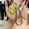 Colgante Llavero de Oro Puro 999, Colgante para Teléfono Móvil, Colgante de Caballo Dorado, Riqueza Instantánea, Regalo de Negocio, Artículo Promocional