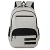 Mochila de tela Oxford para hombre, gran capacidad, adecuada para estudiantes de secundaria y preparatoria, viajes de negocios y uso diario.