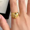 Anillo Vintage con Forma de Corazón de Diseño de Nicho para Mujer, Lujo Ligero, Desgastado, Versátil, Estilo Punk, Gama Alta, Anillo Abierto Ajustable para el Dedo Índice