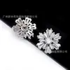 Botões de Zircônia de Moinho de Vento Grandes e Pequenos Exquisitos, Botões de Punho para Casaco de Terno, Decoração de Gola, Botões de Cristal, Broches, Acessórios para Vestuário